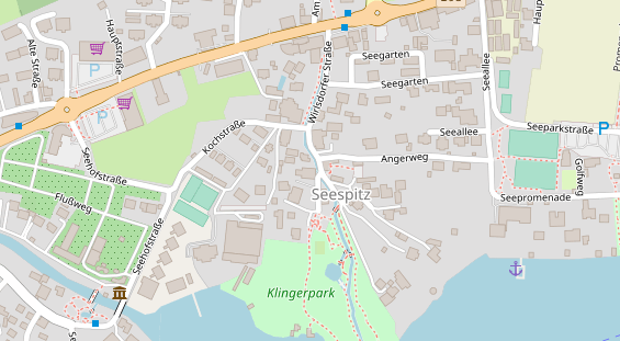 Pension auf Satellitenbild