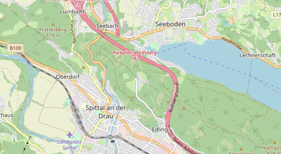 Pension auf Karte