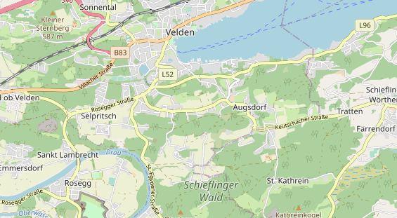 Pension auf Karte