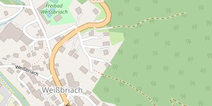 Pension auf Satellitenbild