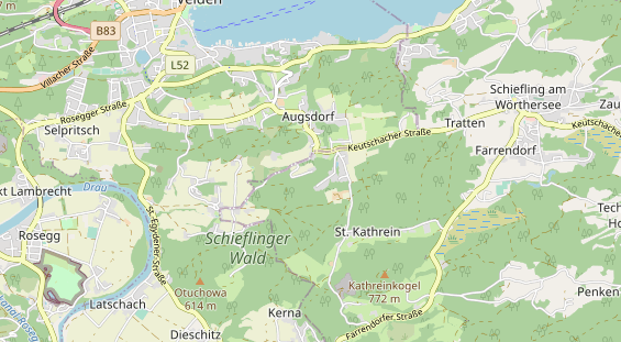 Pension auf Karte