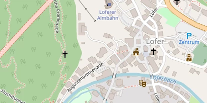 Pension auf Satellitenbild