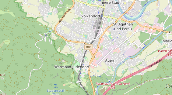 Pension auf Karte