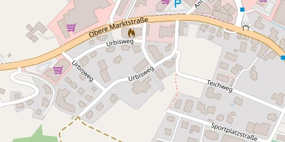 Pension auf Satellitenbild