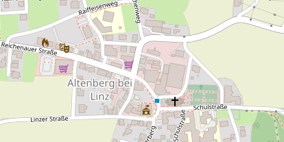 Pension auf Satellitenbild