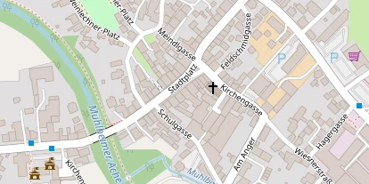 Pension auf Satellitenbild