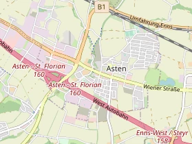 Pension auf Karte