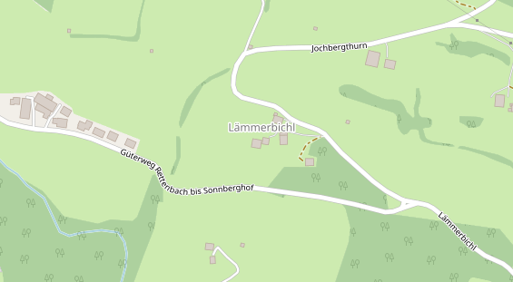 Pension auf Satellitenbild