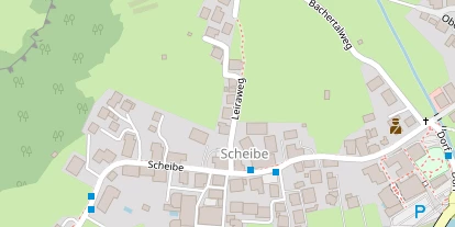 Pension auf Satellitenbild