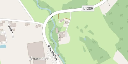 Pension auf Satellitenbild