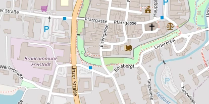 Pension auf Satellitenbild