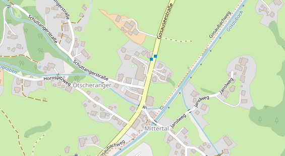 Pension auf Satellitenbild