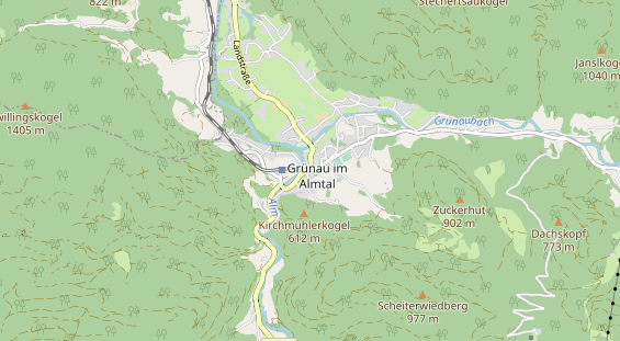 Pension auf Karte
