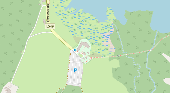 Pension auf Satellitenbild