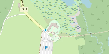 Pension auf Satellitenbild