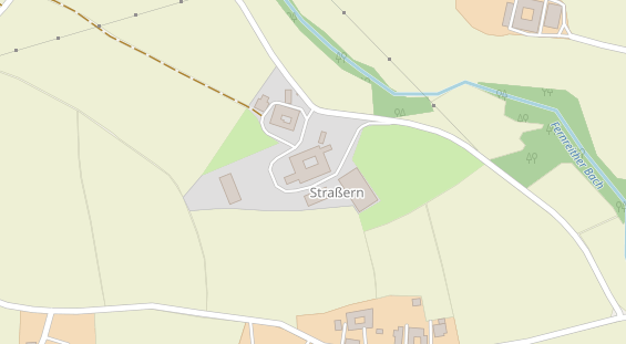 Pension auf Satellitenbild