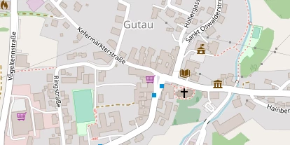 Pension auf Satellitenbild