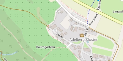 Pension auf Satellitenbild