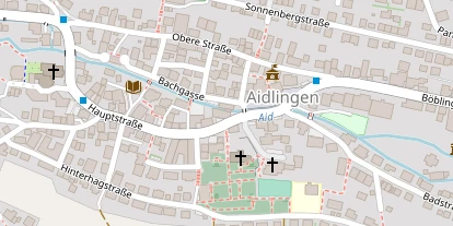 Pension auf Satellitenbild