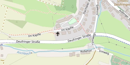 Pension auf Satellitenbild