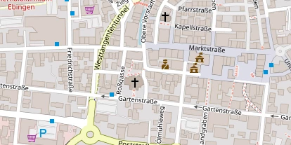 Pension auf Satellitenbild