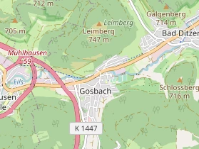 Pension auf Karte