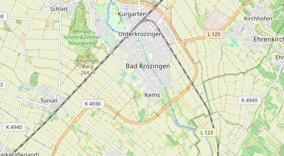 Pension auf Karte