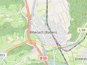 Pension auf Karte