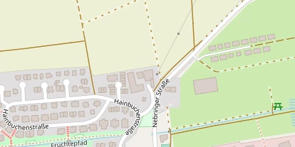 Pension auf Satellitenbild