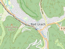Pension auf Karte