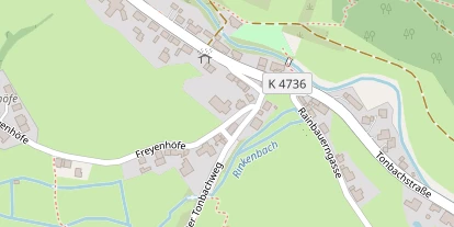 Pension auf Satellitenbild