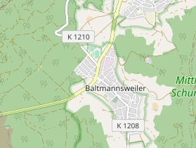 Pension auf Karte
