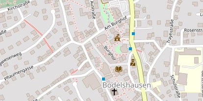 Pension auf Satellitenbild