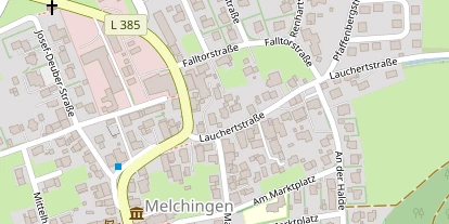 Pension auf Satellitenbild