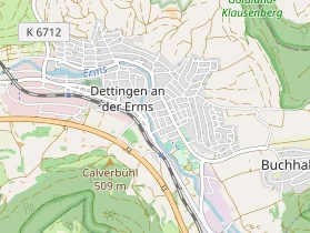 Pension auf Karte