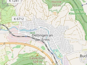 Pension auf Karte