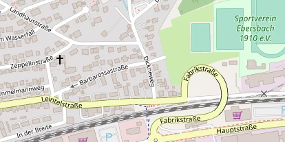 Pension auf Satellitenbild