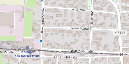 Pension auf Satellitenbild