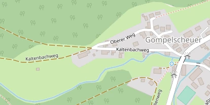 Pension auf Satellitenbild