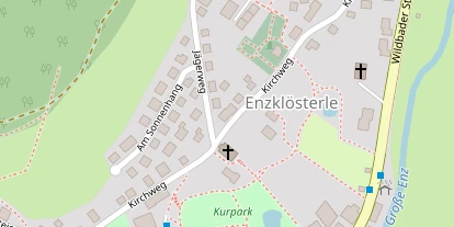 Pension auf Satellitenbild