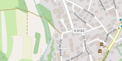 Pension auf Satellitenbild