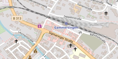 Pension auf Satellitenbild