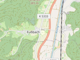 Pension auf Karte