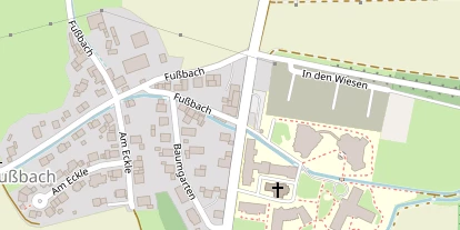 Pension auf Satellitenbild