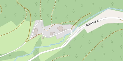 Pension auf Satellitenbild