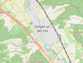 Pension auf Karte