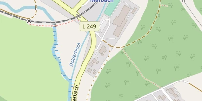 Pension auf Satellitenbild