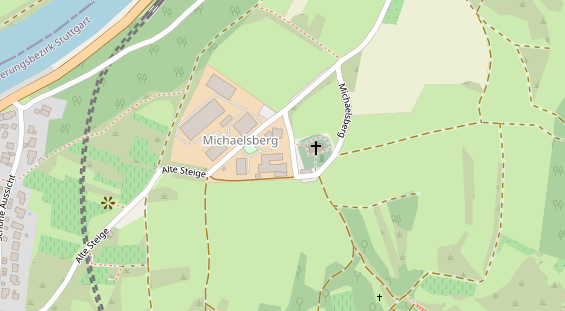 Pension auf Satellitenbild