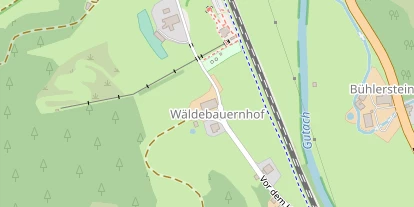 Pension auf Satellitenbild