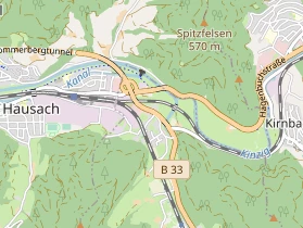 Pension auf Karte